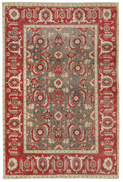 Vintage Agra Handwoven Traditional Rug