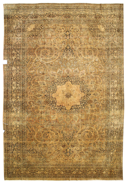 Antique Bakhtiari Handwoven Traditional Rug