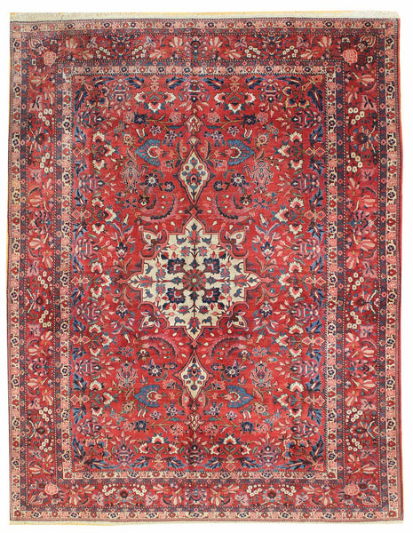 Antique Bakhtiari Handwoven Traditional Rug