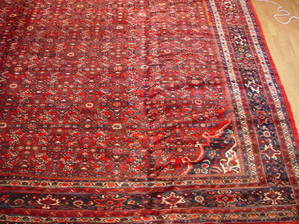 Antique Bibikabad Handwoven Traditional Rug