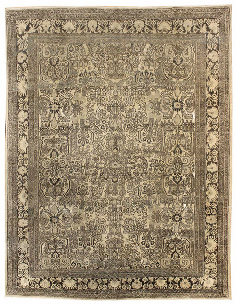 Antique Bibikabad Handwoven Traditional Rug