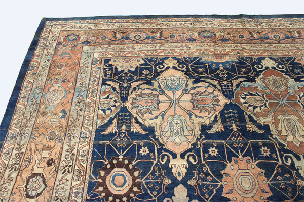 Antique Bijar Handwoven Traditional Rug, JF5319