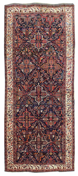 Antique Bijar Handwoven Traditional Rug