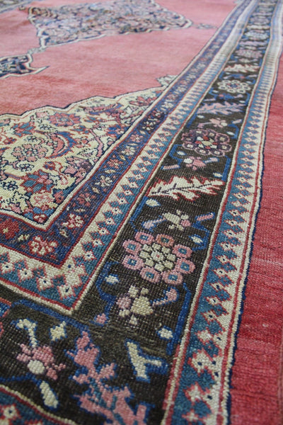 Antique Bijar Handwoven Traditional Rug, JF8008