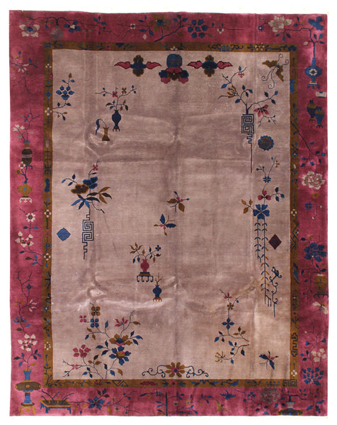 Antique Deco Handwoven Traditional Rug