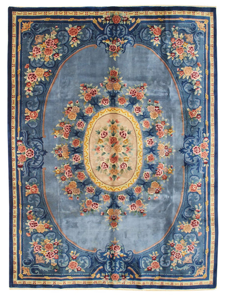 Antique Deco Handwoven Traditional Rug