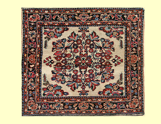 Antique Dergazine Handwoven Traditional Rug