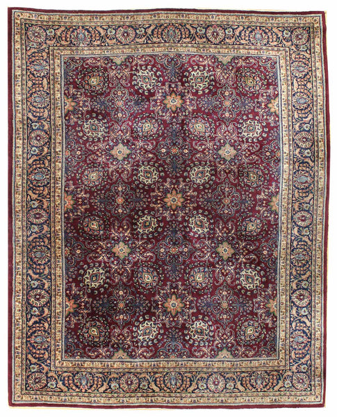 Antique Ekbatan Handwoven Traditional Rug