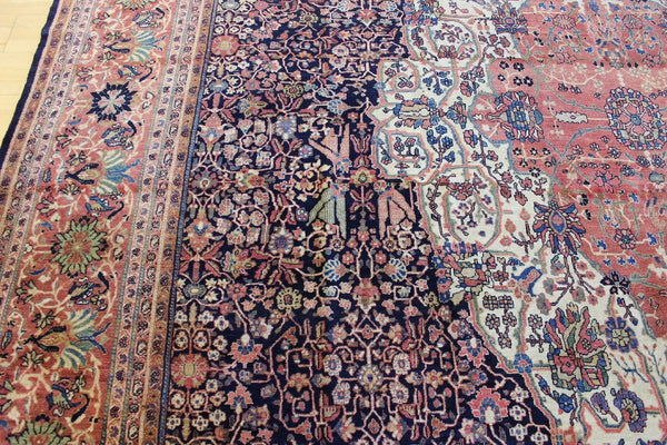 Antique Ferraghan Sarouk Handwoven Traditional Rug, JF6319