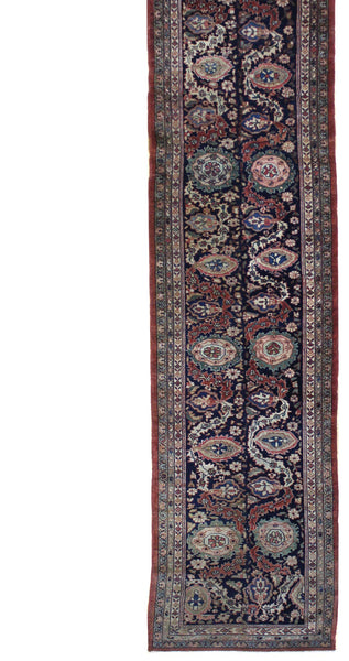 Antique Ferraghan Sarouk Handwoven Traditional Rug