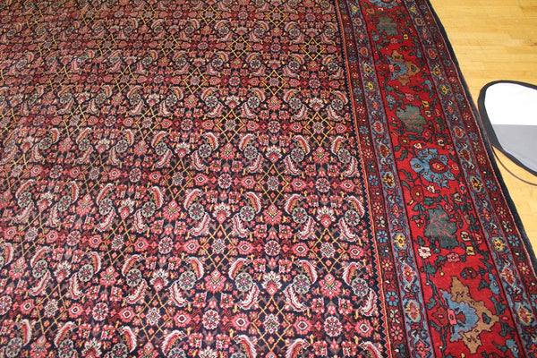 Antique Herati Handwoven Traditional Rug, JF4992