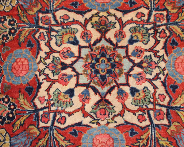 Antique Kashan Handwoven Traditional Rug, JF4180