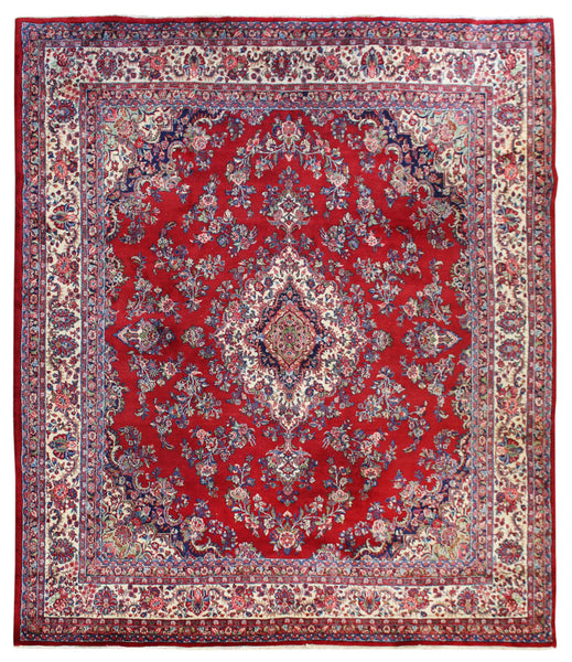 Antique Kazvin Handwoven Traditional Rug