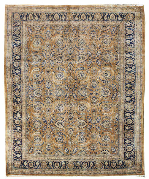 Vintage Kazvin Handwoven Traditional Rug