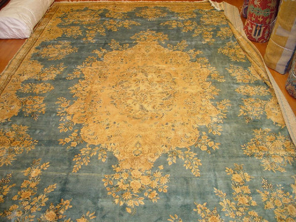 Antique Kerman Handwoven Traditional Rug, JF2999