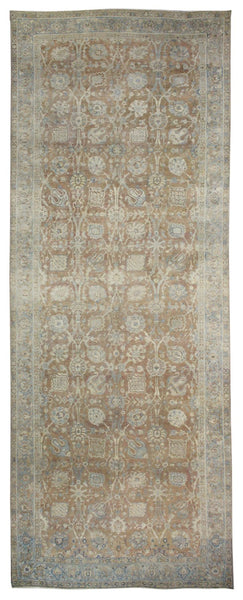 Antique Lavar Kerman Handwoven Traditional Rug