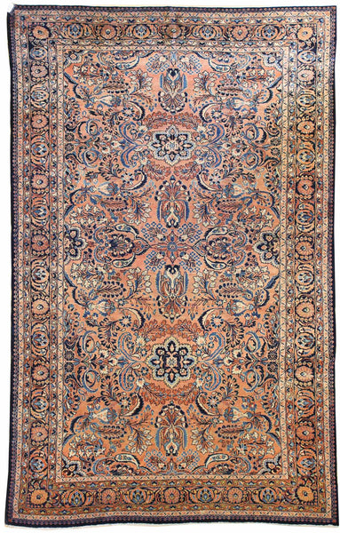 Antique Lilihan Handwoven Traditional Rug