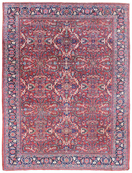 Antique Mahal Handwoven Traditional Rug