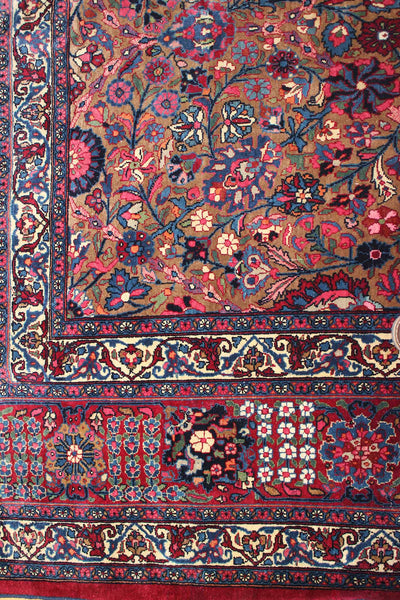 Antique Mashad Handwoven Traditional Rug, JF6225