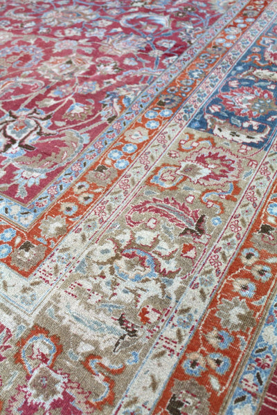 Vintage Meshad Handwoven Traditional Rug, J58768