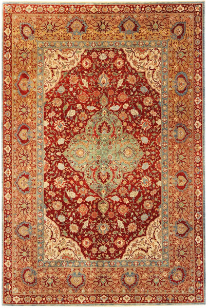 Mohtasham Kashan Handwoven Traditional Rug