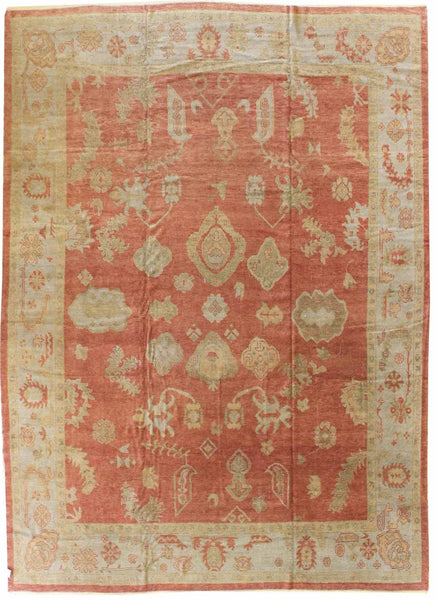 Oushak Handwoven Traditional Rug