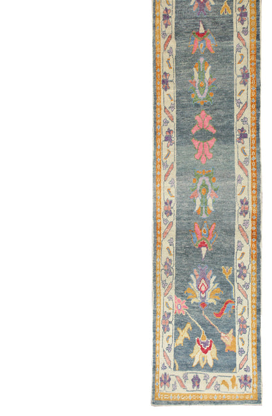 Vintage Oushak Handwoven Traditional Rug