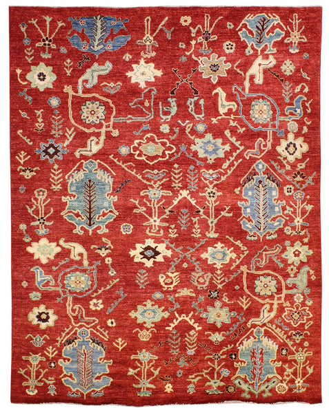 Oushak Handwoven Traditional Rug