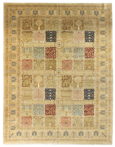 Panel Tabriz Handwoven Traditional Rug