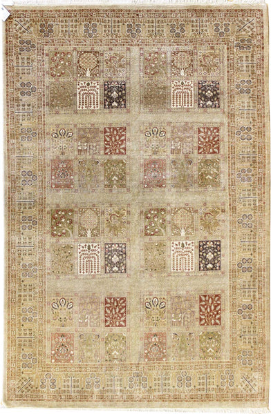 Panel Tabriz Handwoven Traditional Rug