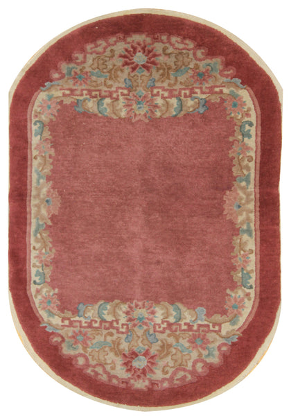 Antique Peking Handwoven Traditional Rug