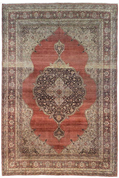 Antique Sivas Handwoven Traditional Rug