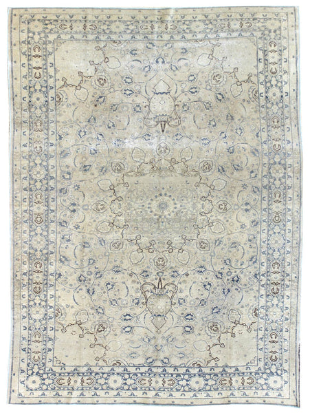 Antique Tabriz Handwoven Traditional Rug