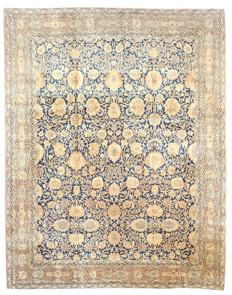 Antique Tabriz Handwoven Traditional Rug