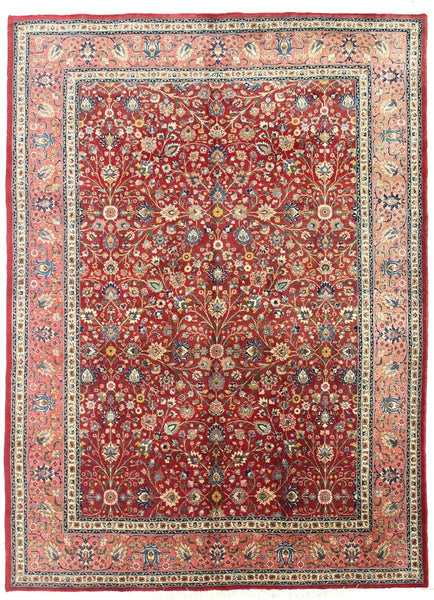 Antique Tabriz Handwoven Traditional Rug