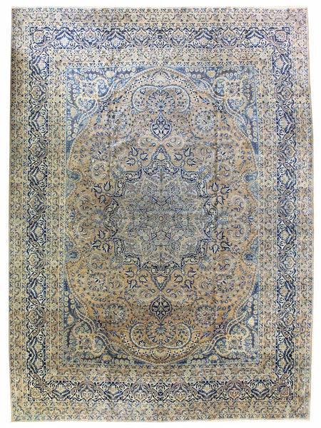 Antique Tabriz Handwoven Traditional Rug