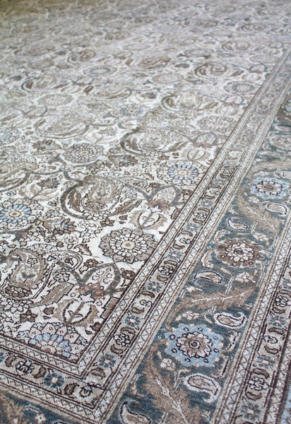 Antique Tabriz Handwoven Traditional Rug, JF7984