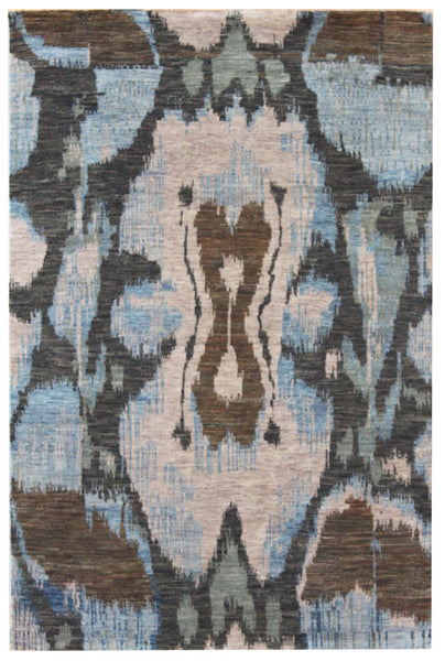 Ikat Handwoven Transitional Rug