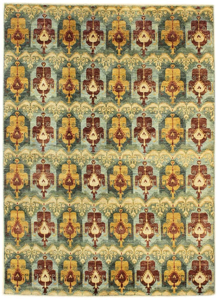 Ikat Handwoven Transitional Rug