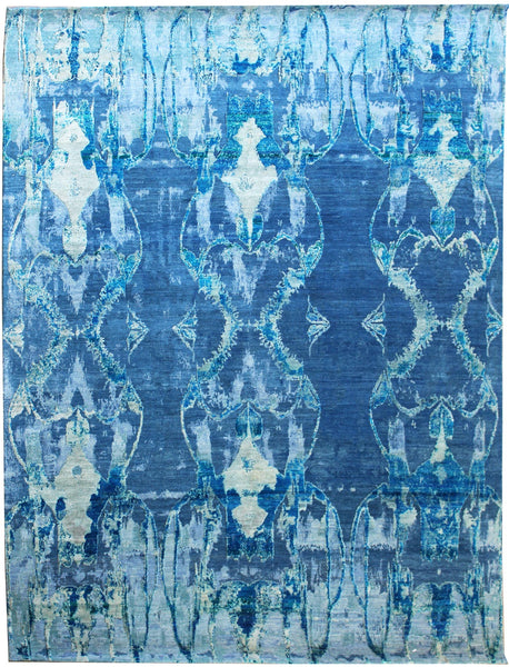 Ikat Handwoven Transitional Rug