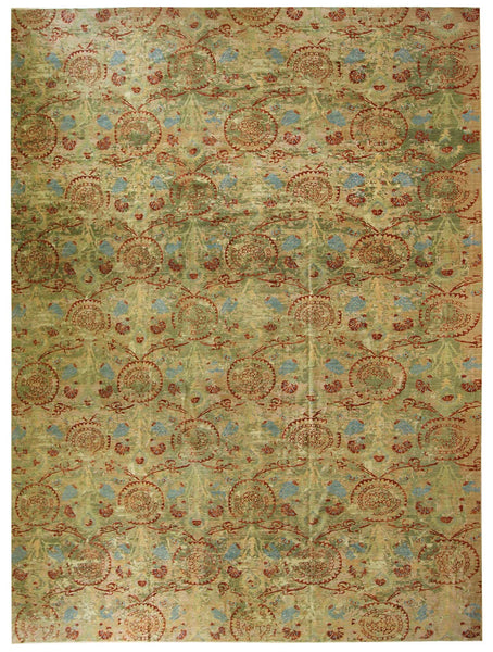 Ottoman Handwoven Transitional Rug