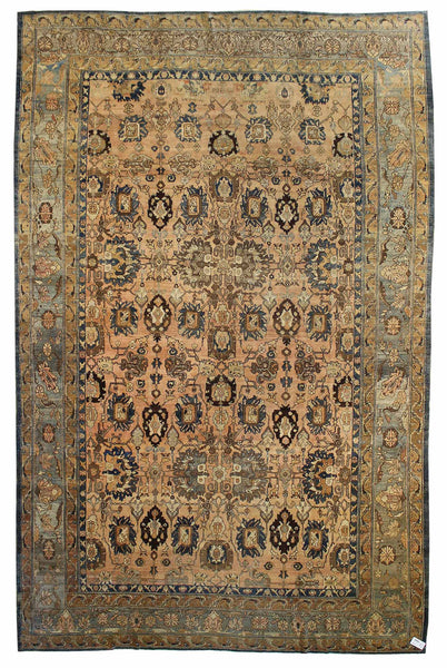 Antique Bibikabad Handwoven Tribal Rug