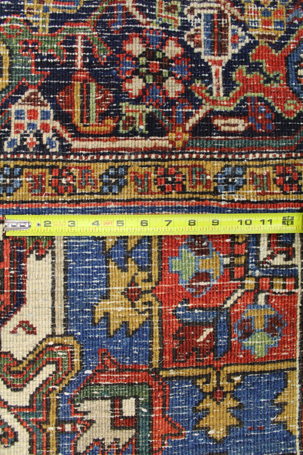 Antique Heriz Handwoven Tribal Rug, JF8056