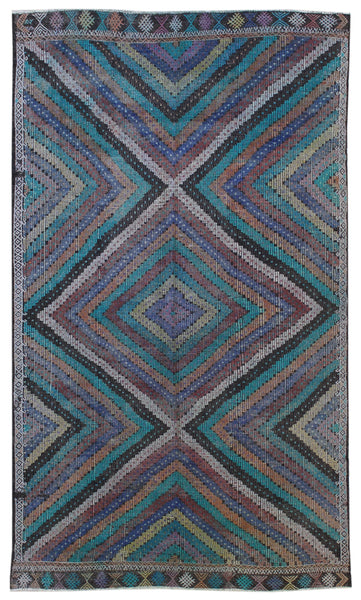 Vintage Jijim Handwoven Tribal Rug