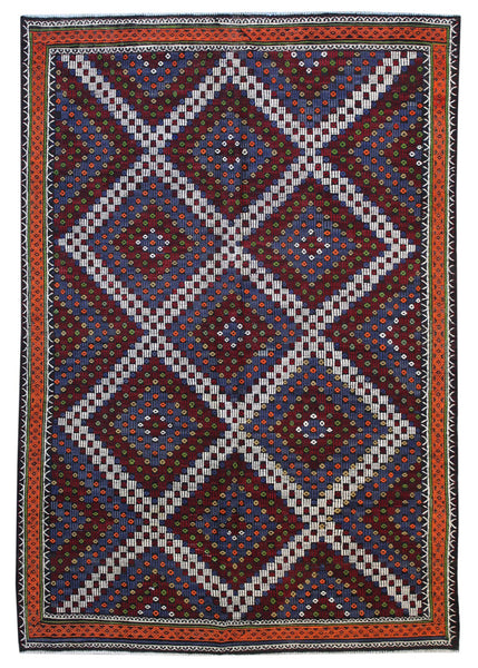 Vintage Jijim Handwoven Tribal Rug