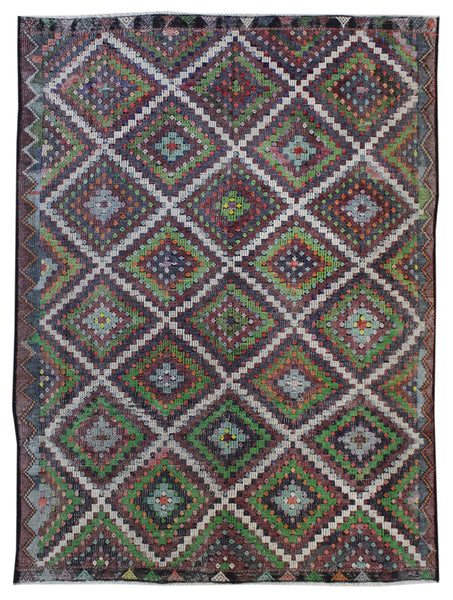 Vintage Jijim Handwoven Tribal Rug