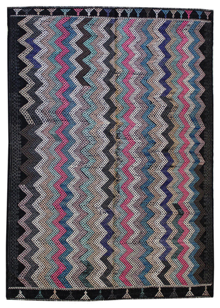 Vintage Jijim Handwoven Tribal Rug