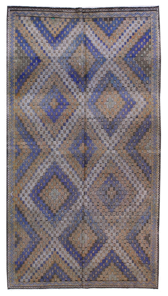 Vintage Jijim Handwoven Tribal Rug