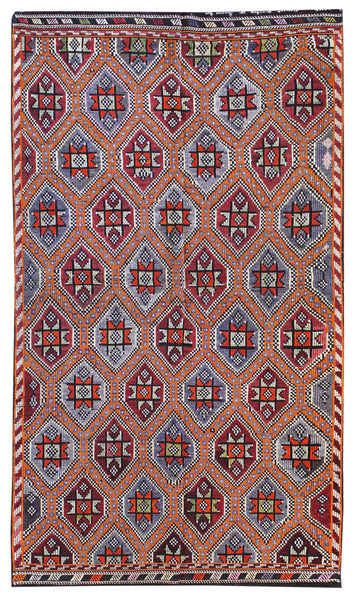 Vintage Jijim Handwoven Tribal Rug