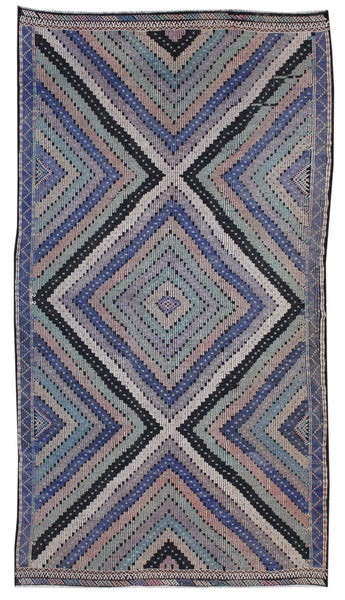 Vintage Jijim Handwoven Tribal Rug